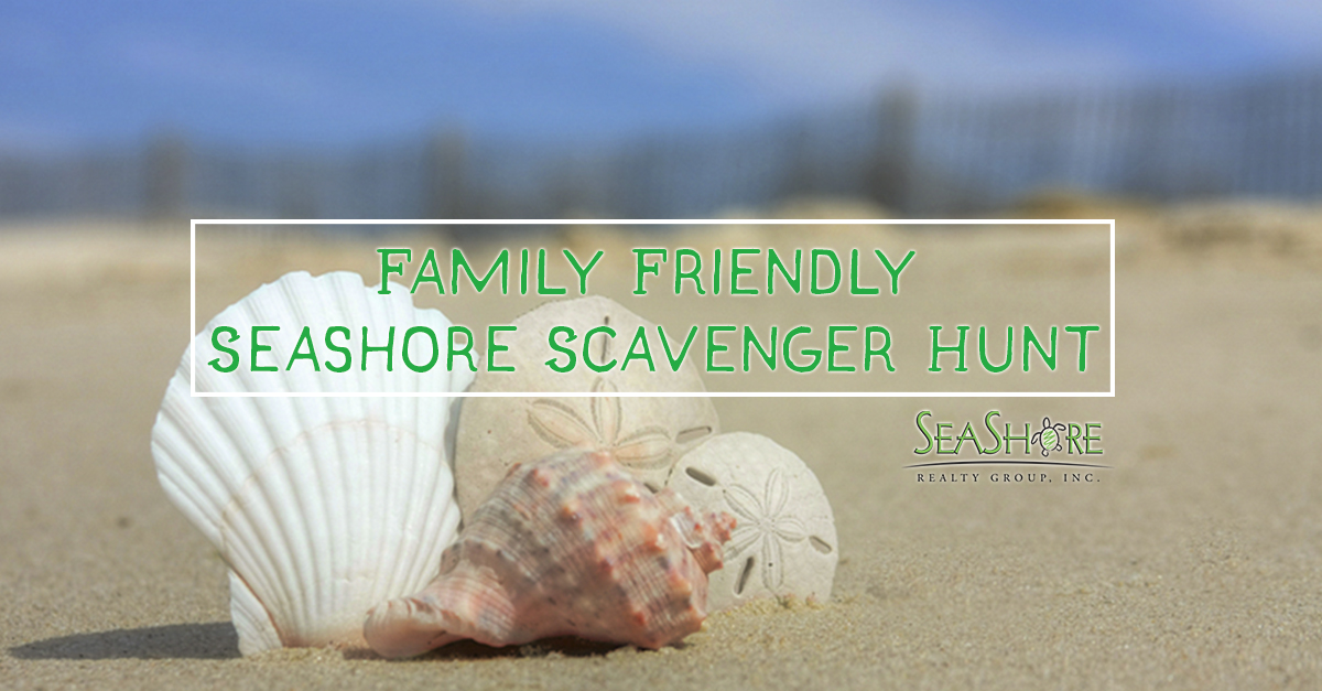 Seashore Scavenger Hunt Social Sharing Image